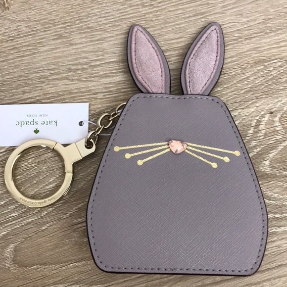 KATE SPADE Accessories - NWT KATE SPADE BUNNY KEYCHAIN/FOB